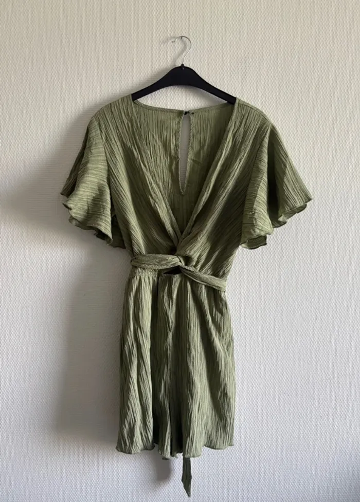 Combishort verte kaki