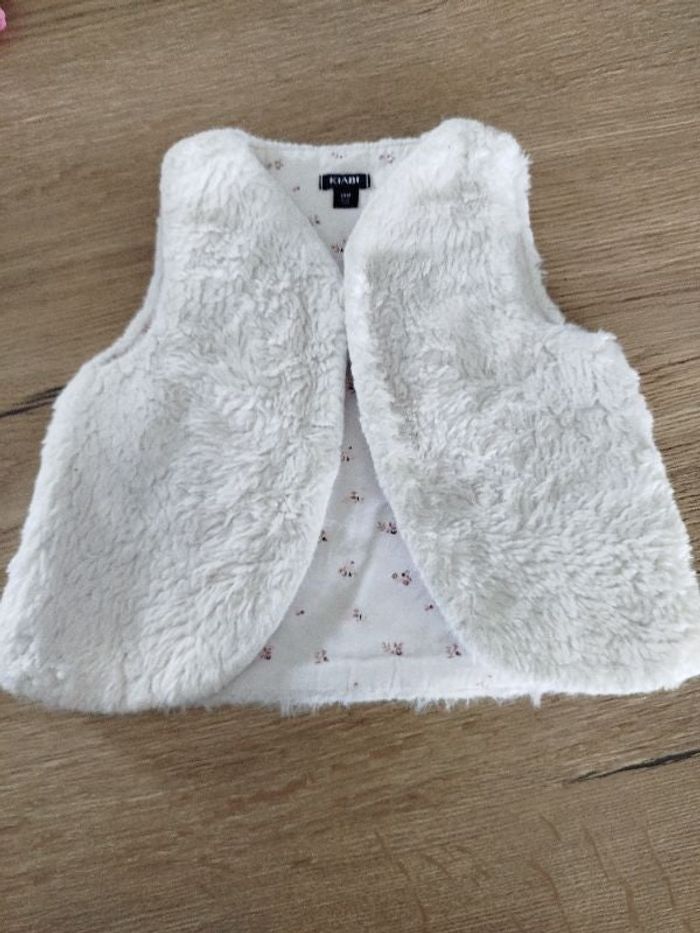 Gilet sans manche blanc