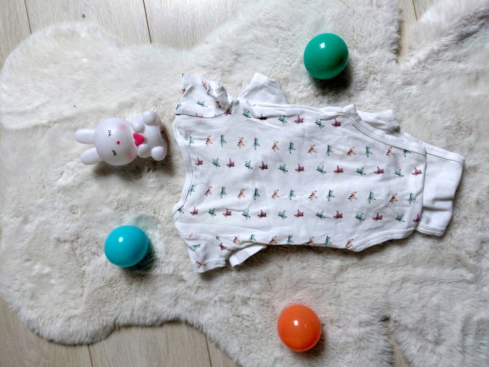 lot de 2 bodies Gémo taille 6 mois - photo numéro 5