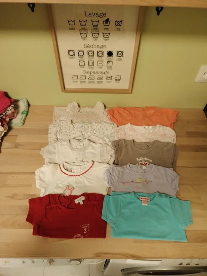 Lot de 10 t shirt manche courte