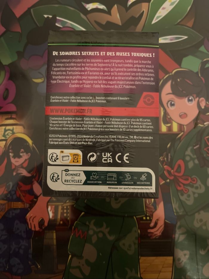 Bundle 6 Boosters Pokémon Fable nébuleuse EV6.5 - photo numéro 4