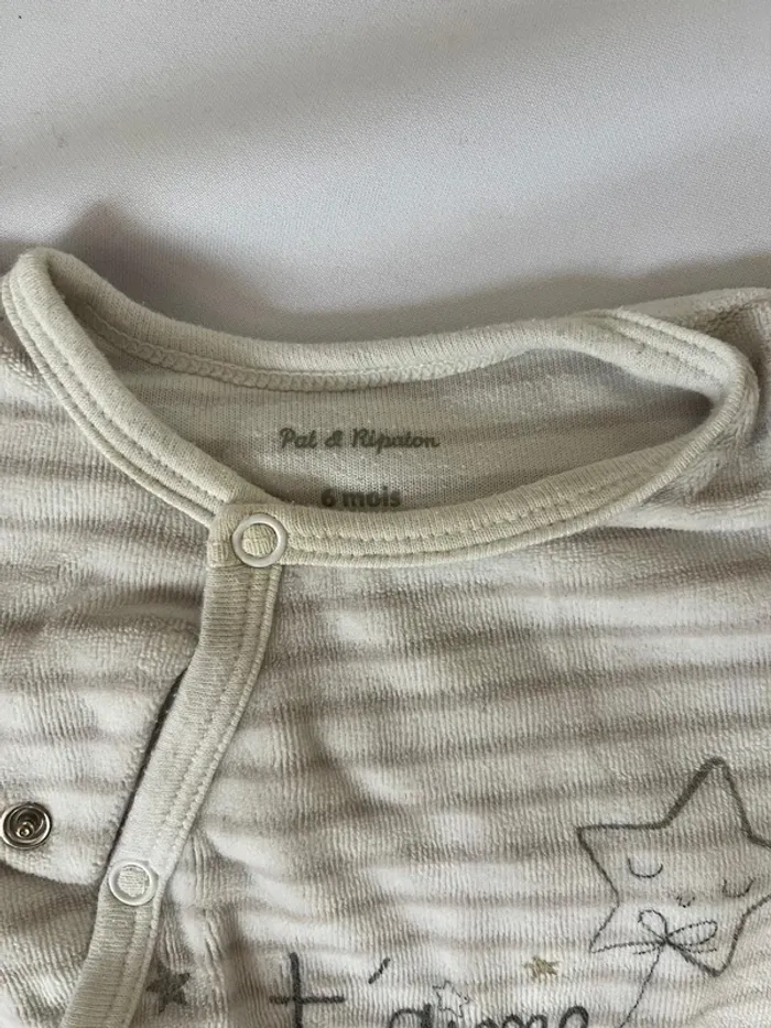 Lot de pyjamas bébé fille Pat et Ripaton – Taille 6 mois - photo numéro 3