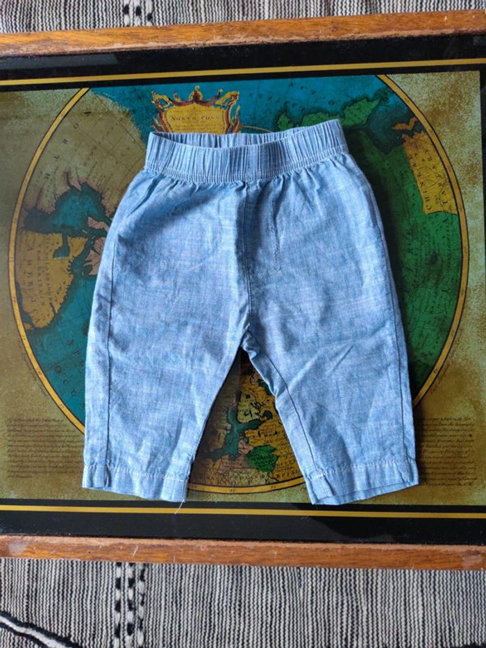 Pantalon léger bleu 6 mois