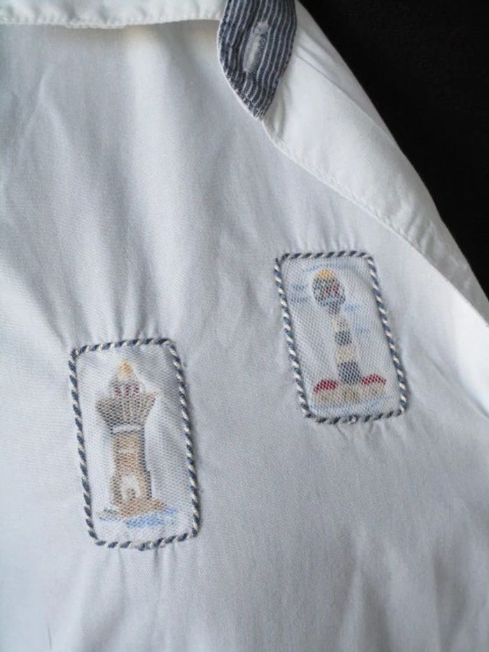 Chemise sans manches vintage phares 36 TBE - photo numéro 4