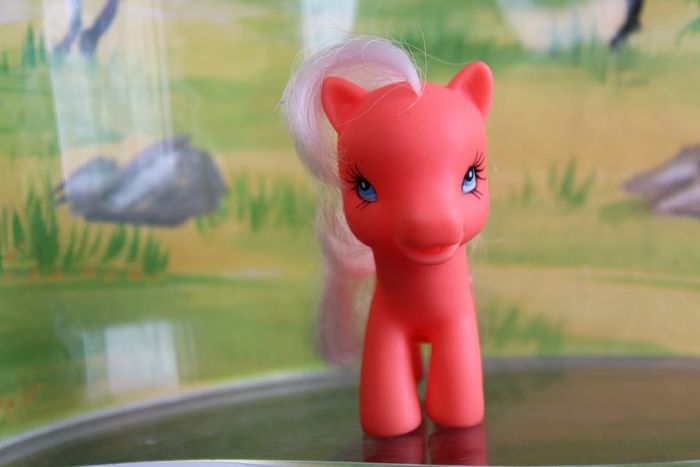 Poney orange vintage - photo numéro 3