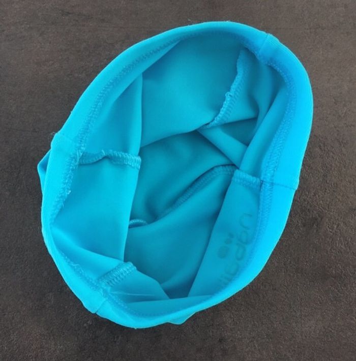 Bonnet de bain bébé bleu Décathlon - photo numéro 4