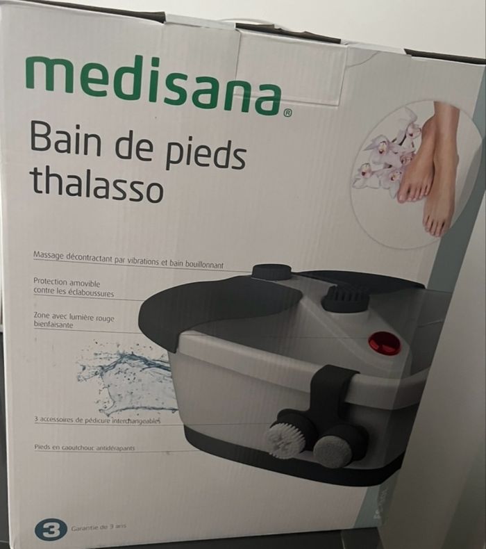 Bain pieds thalassothérapie