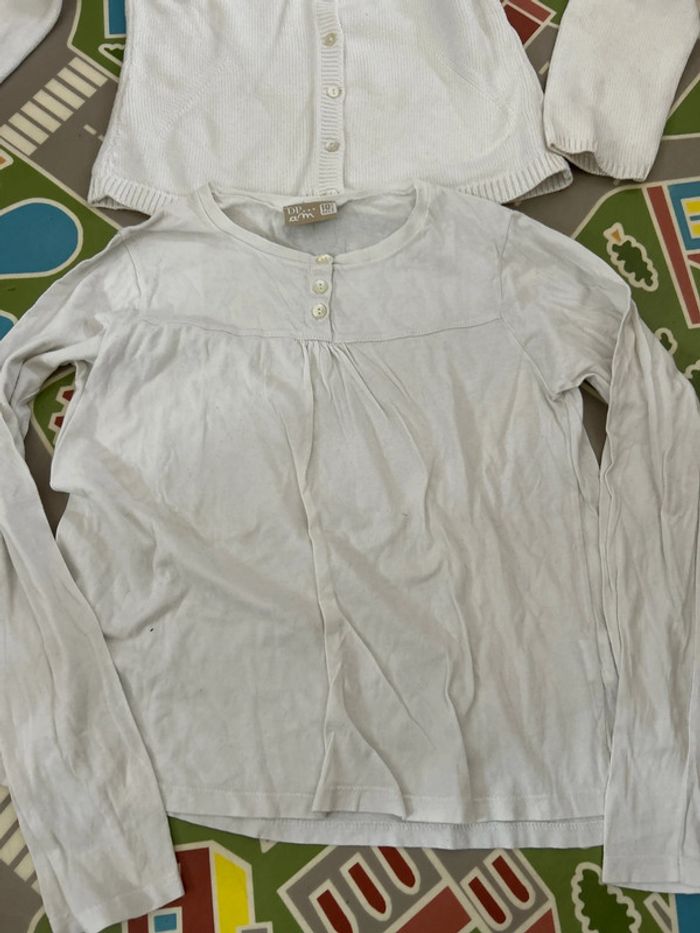 Gilet + tee shirt manches longues DPAM en 10 ans - photo numéro 3