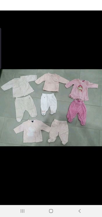 Pyjamas 2 pièces 1 mois