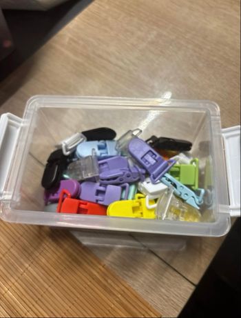 Lot clip attache tétine 