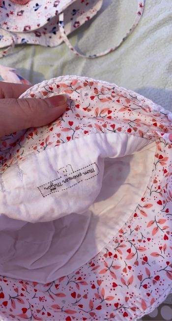 Lot chapeau sergent major 6/9 mois