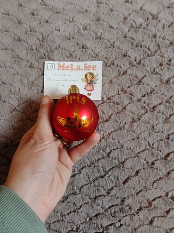 Boule de Noël personnalisée