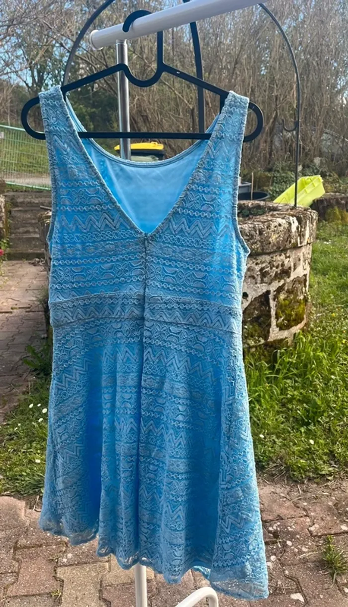 Robe courte été bleu - photo numéro 3