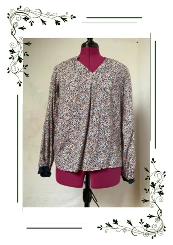 Blouse bonobo taille M  fleurie