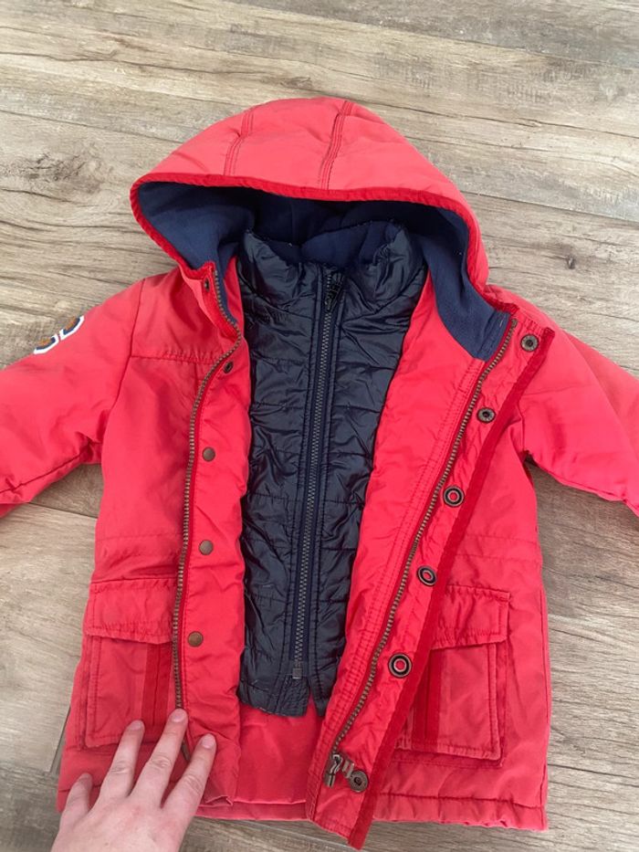 Manteau parka catimini 3 ans 98 cm - photo numéro 2