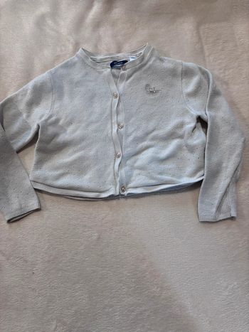 🌷Gilet blanc 5 ans okaidi🌷