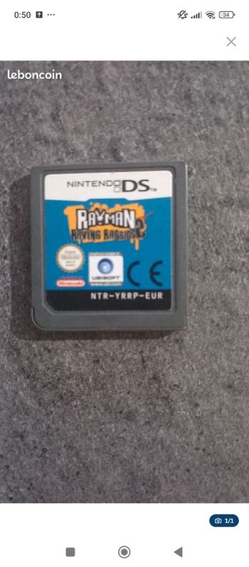 Jeux ds  Rayman raving rabbit 2 