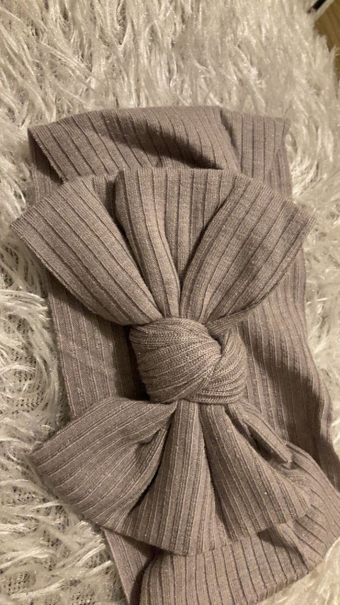 Bandeau bébé beige/nude - photo numéro 2