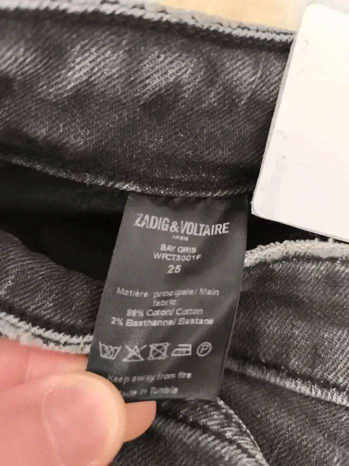 Magnifique Jean bay Zadig & Voltaire neuf avec étiquette taille 35/36 - photo numéro 11