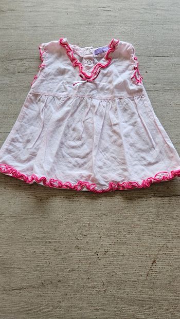 Blouse légère rose clair et rose foncé, Hema, 86, nickel