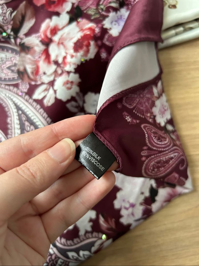 Lot de 2 voiles style carrée de soie à strass Neufs Boutique Indépendante - photo numéro 5