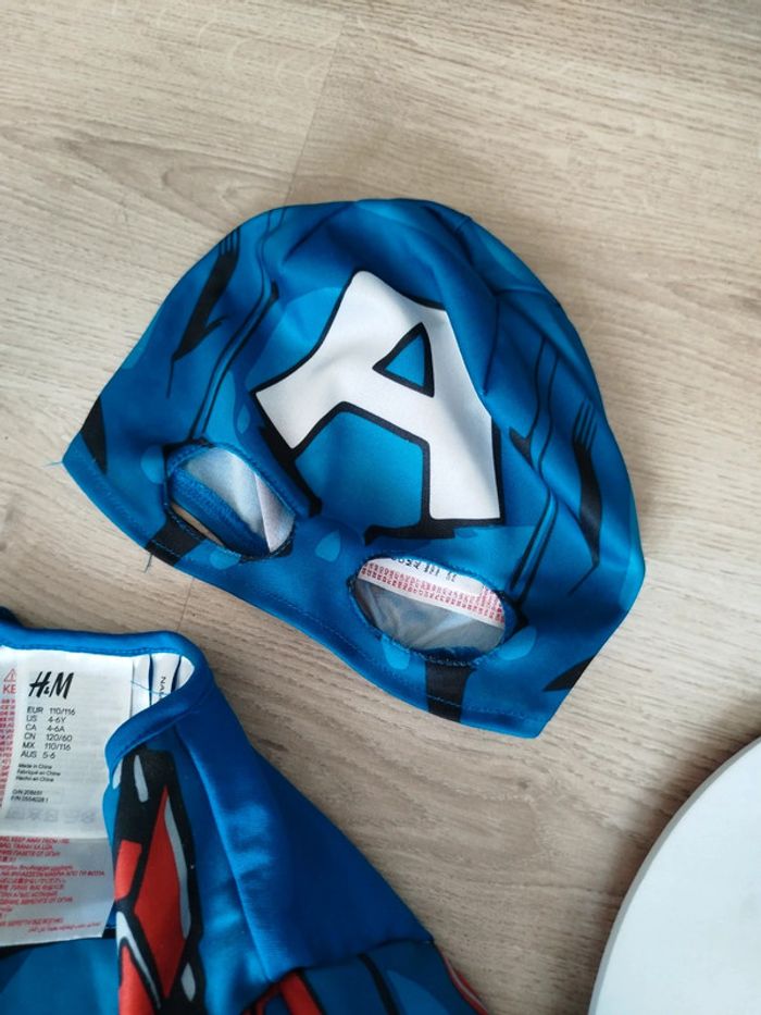 Costume capitaine america 5-6 ans - photo numéro 5