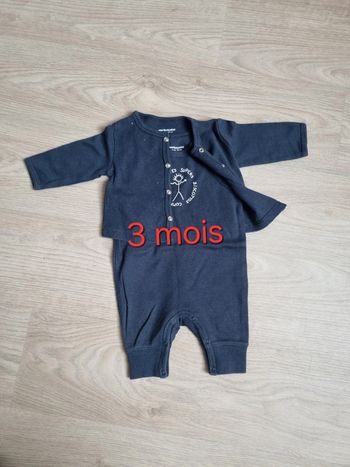Ensemble garçon 3 mois