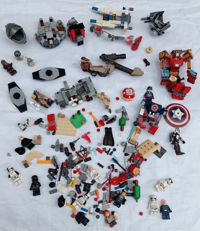 Lego Star Wars, Ironman, Capitaine America