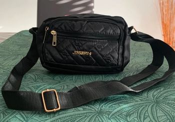 Sac noir à bandoulière réglable petit format