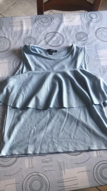Débardeur bleu clair taille L