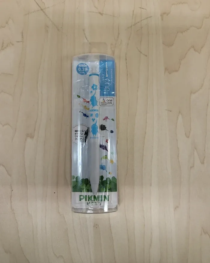 Stylo Pikmin Uni-ball 0.38mm bleu ciel