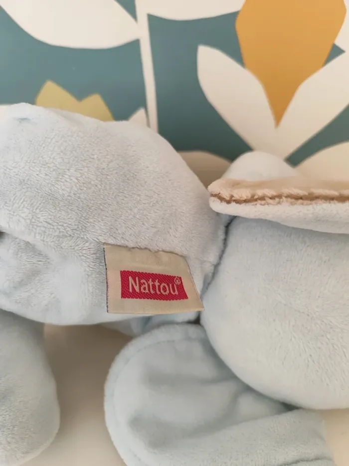 Doudou éléphant nattou - photo numéro 4