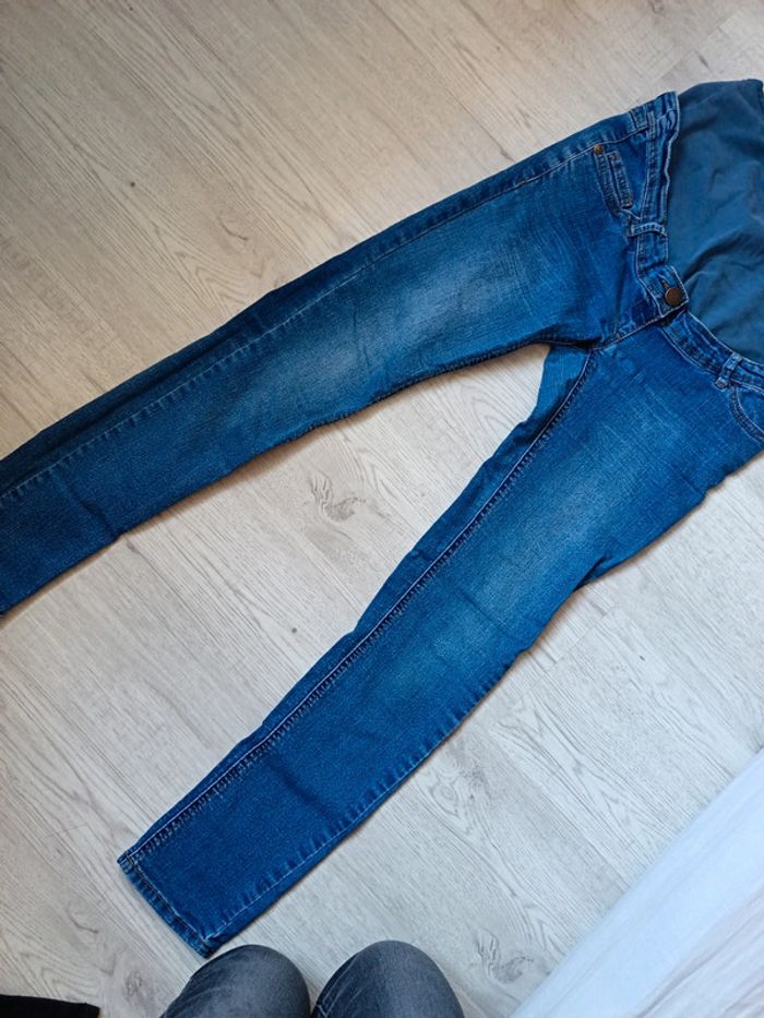 Pantalon jeans grossesse maternité 36 slim kiabi - photo numéro 4
