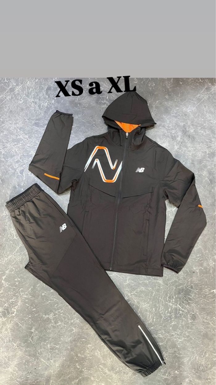 Ensemble new balance running noir orange S