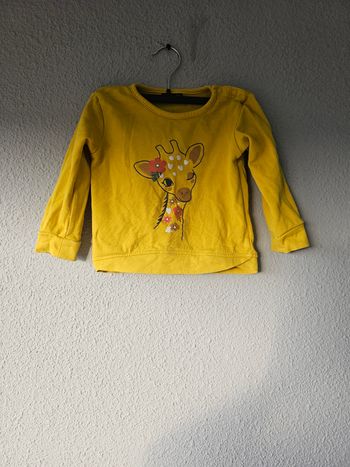 Sweat imprimé girafe pour bébé fille