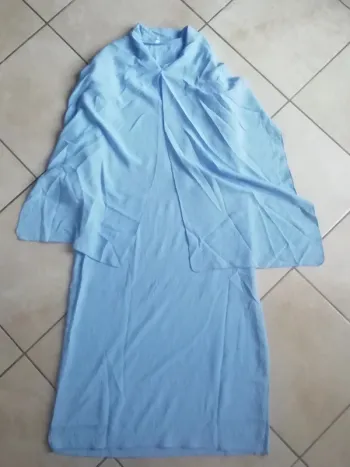 Abaya Voile Intégré - Robe De Prière Fille 10 Ans Neuve!