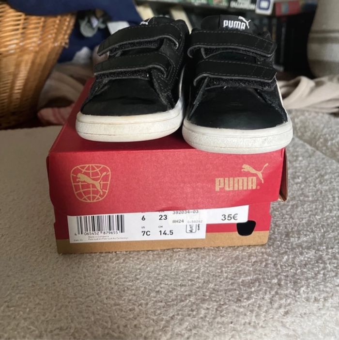 Basket puma taille 23 noir - photo numéro 4
