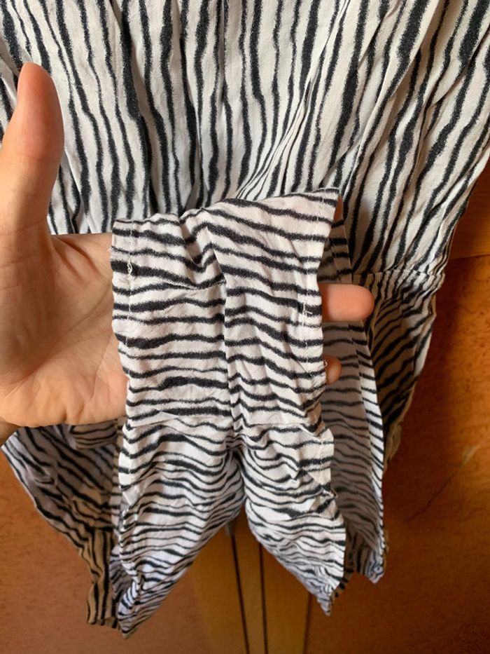 Combishort bustier motif zèbre - photo numéro 6