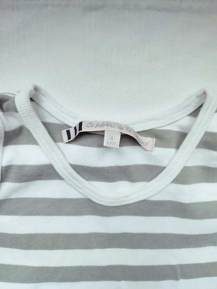 Robe de plage marinière 4 ans - photo numéro 2