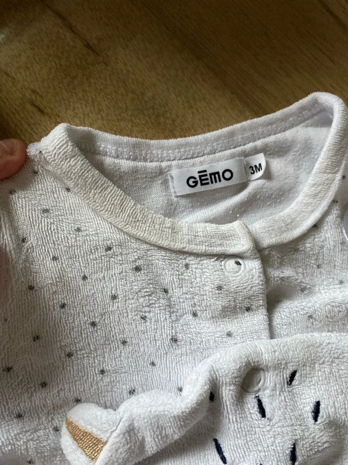 Lot de 5 pyjamas 3mois tex gemo vertbaudet - photo numéro 14