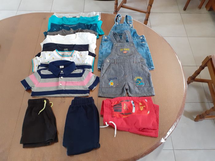 Lot vêtements garçon été 24 mois