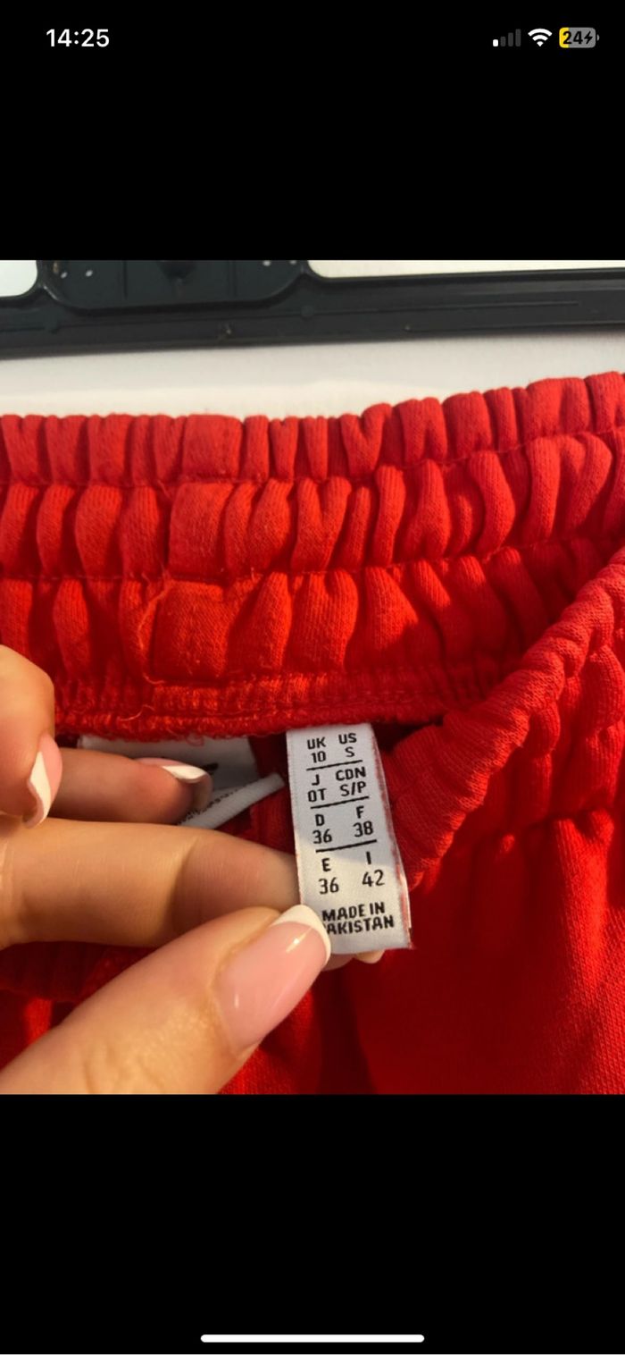 Jogging rouge Adidas - photo numéro 7