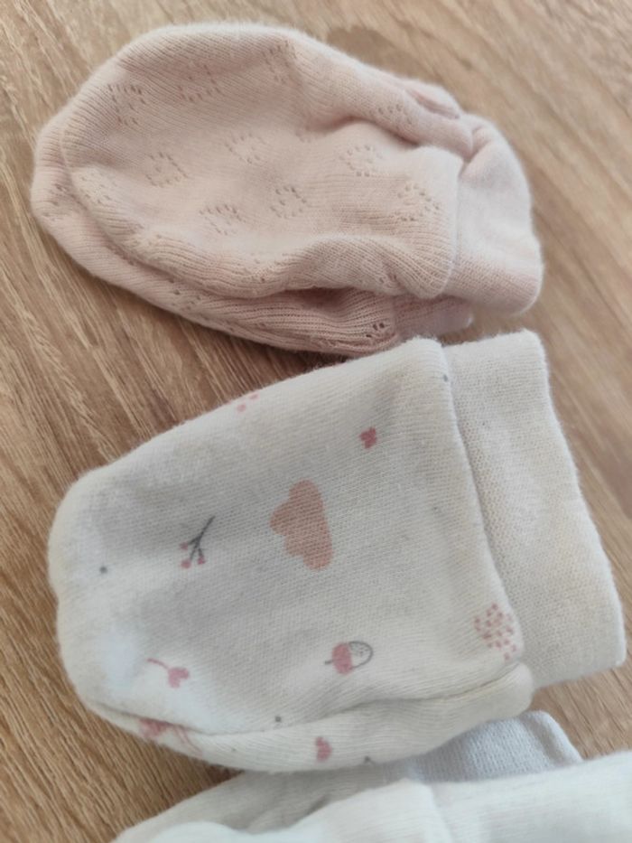 Lot de gants bébé naissance - photo numéro 3