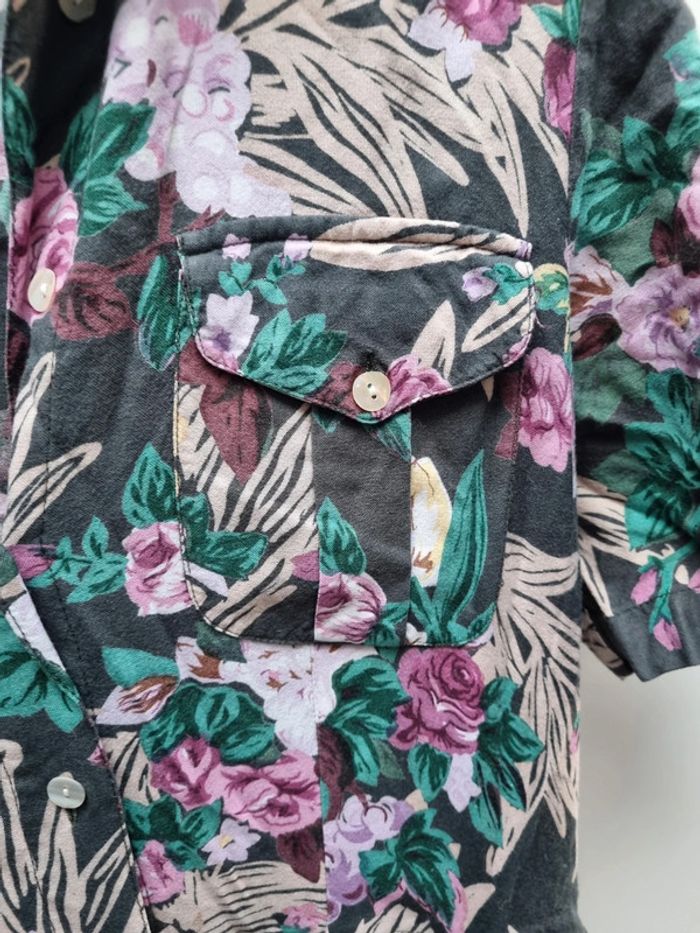Robe chemise col en V à fleur 🌸 Together taille 40 - photo numéro 2