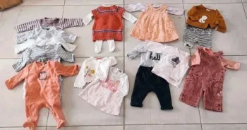 Gros lot de vêtements automne fille - taille 3 mois - 20 pièces