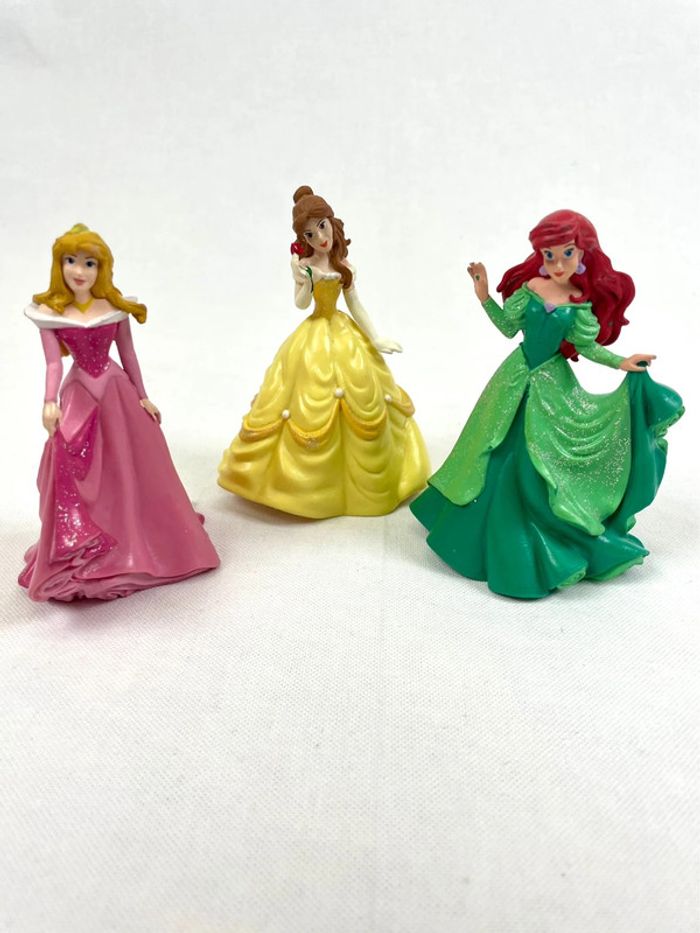 Figurines Disney Princesses Bullyland Ariel, Aurore et Belle