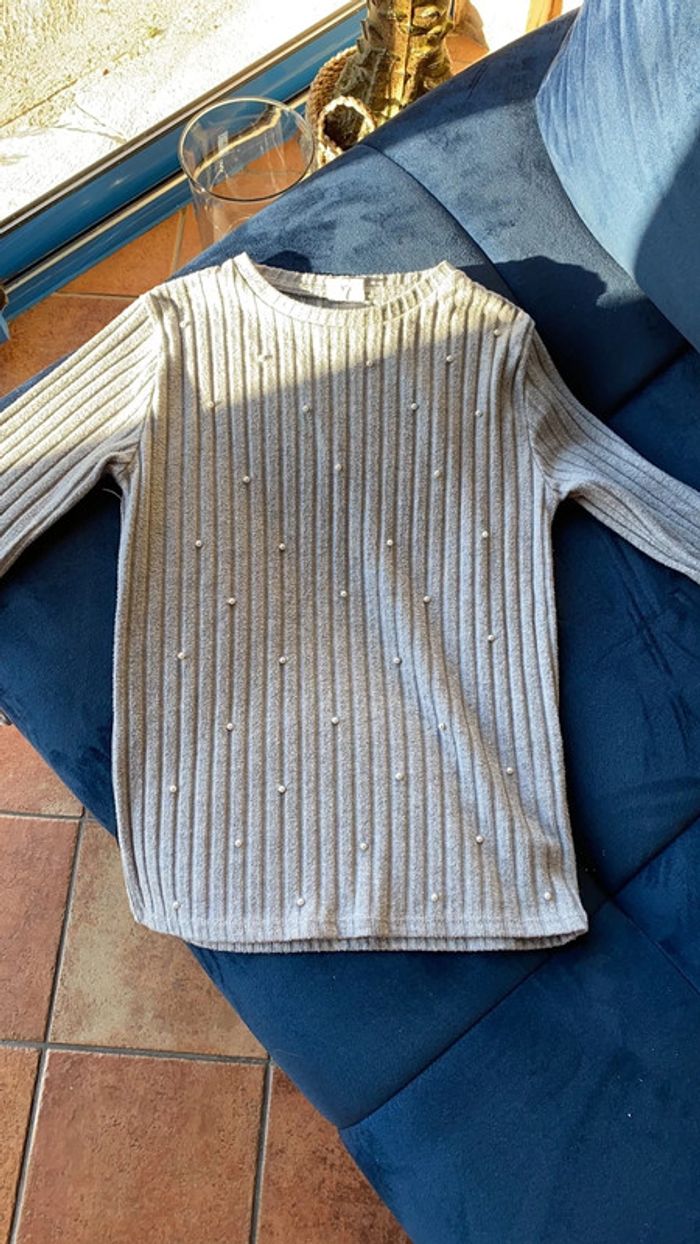 Zara pull avec perles taille 13/14 ans