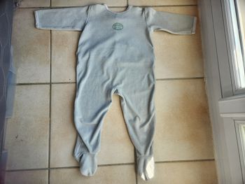 Pyjama velours Petit bateau taille 2 ans