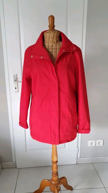 Imperméable femme rouge taille L V5
