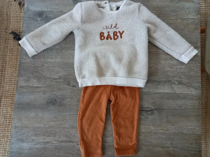 Pyjama 2 pièces chaud - Taille 12 mois